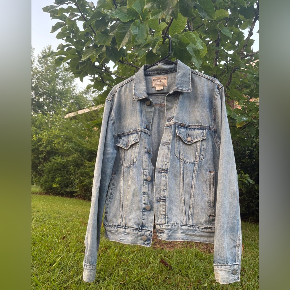 Polo Ralph Lauren Denim Trucker Jacket | Men’s Medium | Authentic Denim Goods